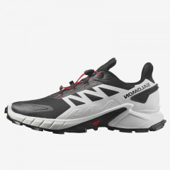 Beli Sepatu Outdoor Salomon Supercross 4 Black White Original Sall41736600