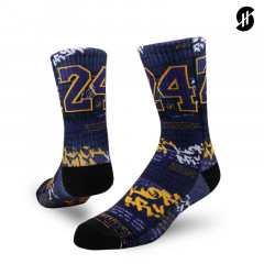 Beli Kaos Kaki Basket Stay Hoops Mamba 24 Socks Purple Original Sty195101