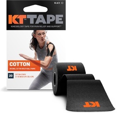 Beli Aksesoris Basket Kt Tape Original Cotton Kinesiology Tape 20 Precut Strips Black Original Tape-Original-20-Blk Beli Aksesoris Basket Kt Tape Original Cotton Kinesiology Tape 20 Precut Strips Black Original Tape-Original-20-Blk