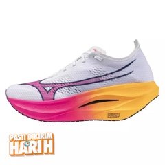 Beli Sepatu Lari Mizuno Wave Rebellion Pro 3 White-Pink Tetra-Tang Orange Original U1Gd253311