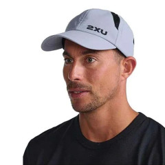 Beli Topi Lari 2Xu Running Cap Run Grey Original Uq5685Fwb