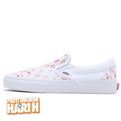 Beli Sepatu Sneakers Wanita Vans Wmns Classic Slip-On Checkerboard Aura White Original Vn0A5Jlxwht