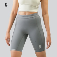 Beli Celana Lari Wanita Duraking Wmns Legging Compression Active Edge Grey Original W-Dk-Leg-Active-Edge-020