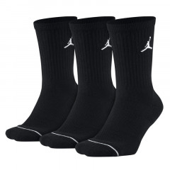 Beli Kaos Kaki Basket Air Jordan 3Pk Everyday Lightweight Crew Socks Black Original Dx9632-010 Beli Kaos Kaki Basket Air Jordan 3Pk Everyday Lightweight Crew Socks Black Original Dx9632-010